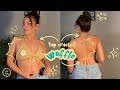 Top crochet en punto waffle 🧇 | bikini crochet