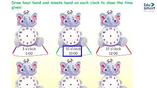 K.S. Printing House Maths Class 1 - Chapter 11: Time and Calendar