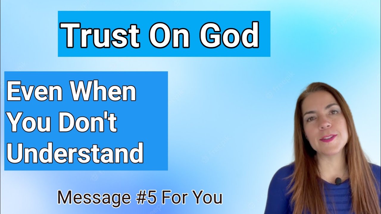Keep Your Faith || Trust God Even When You Don't Understand || Message ...
