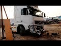 Volvo Truck Accident Cabin Repairing and New parts fitting