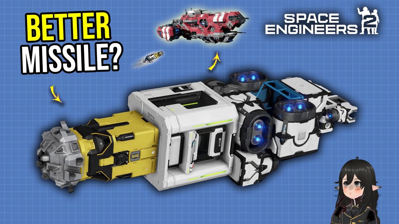 Space Engineers 2 Playermade Missile Damage Model Tested on Ship - YouTube