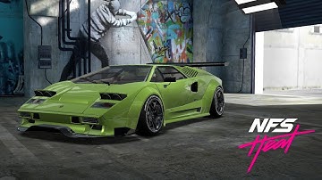NFS Heat Studio - Lamborghini Countach (25th Anniversary Edition) Customization
