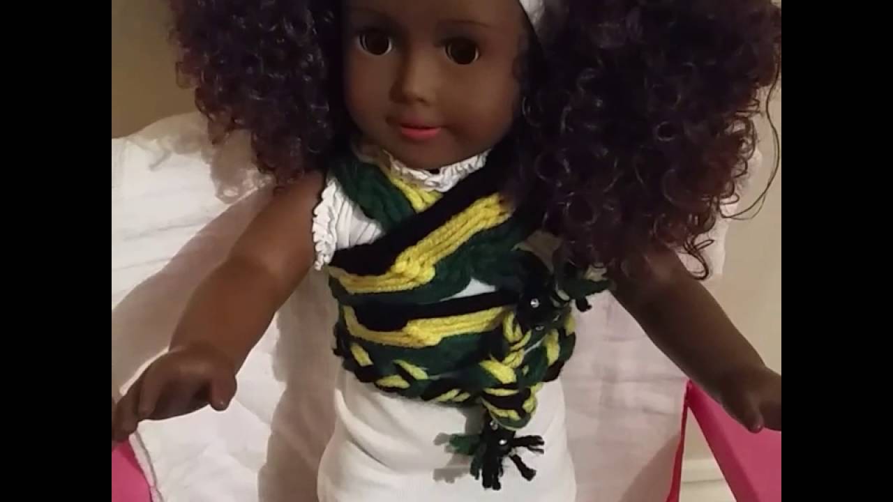 black talking doll