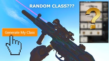 Call Of Duty Random Class Generator Challenge!! (Black Ops Cold War)
