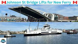 Johnson St Bridge Lifts for Island 9 Ferry Heading to Point Hope Maritime