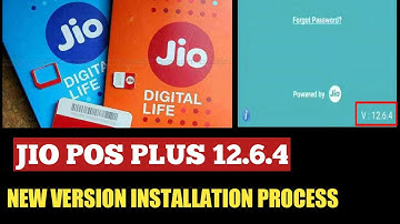 JIO POS PLUS 12.6.4 NEW VERSION INSTALL | DETAILS IN TELUGU |
