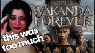 Wakanda Forever made me cry within the first 5 minutes