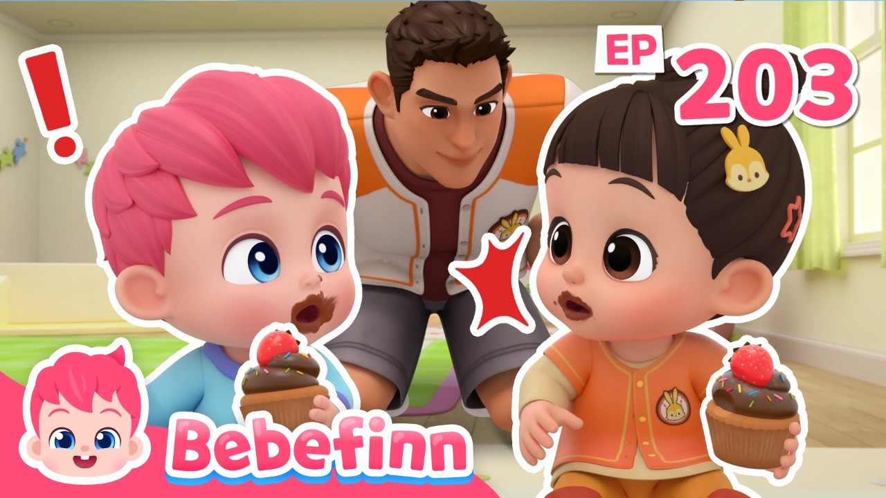 Baby Baby Yes Papa 3 | EP203 | Yes Papa Song | Bebefinn - Nursery Rhymes & Kids Songs