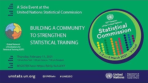 Building a community to strengthen statistical training