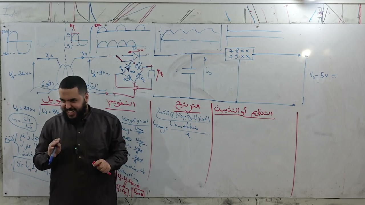 وظيفة التغذية للثانية ثانوي ج02 🔥 | الأستاذ جادل عبدالمجيد دائما مبدع مع طلبة الهندسة الكهربائية ⚡