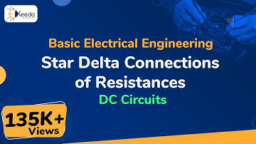 Ster-driehoekverbindingen van weerstanden - DC-circuits - Basis elektrotechniek