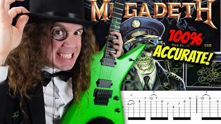 This Is How You REALLY Play The HOLY WARS Solos (Megadeth)