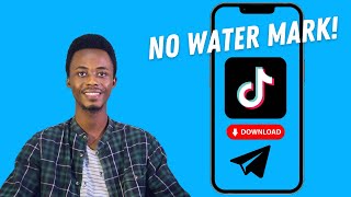 How To Download Tiktok Videos Without Watermark Using Telegram | Twi Tech Tutorials in Ghana