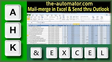 Excel automation without macro is easy | Perform "mail-merge" in Excel
