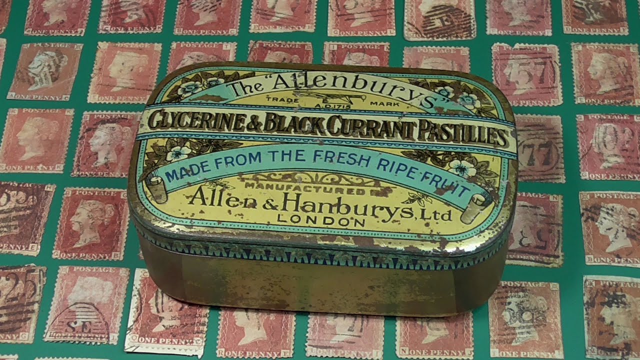 A Tin of Penny Red Stamps #philately #stampcollecting #pennyred