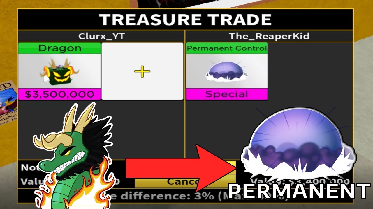 Trading from CONTROL to PERM DOUGH!!! PT2 (Blox fruits) 