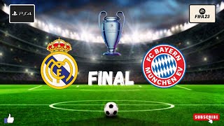 MODO CARRERA ( FIFA 23 PS4) FINAL ( REAL MADRID VS BAYERN MUNICH ) UEFA CHAMPIONS LEAGUE