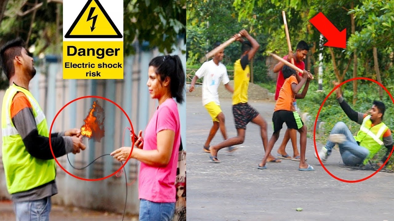 Electric Shock Prank On Random 😂! Mr. Pranker YouTube