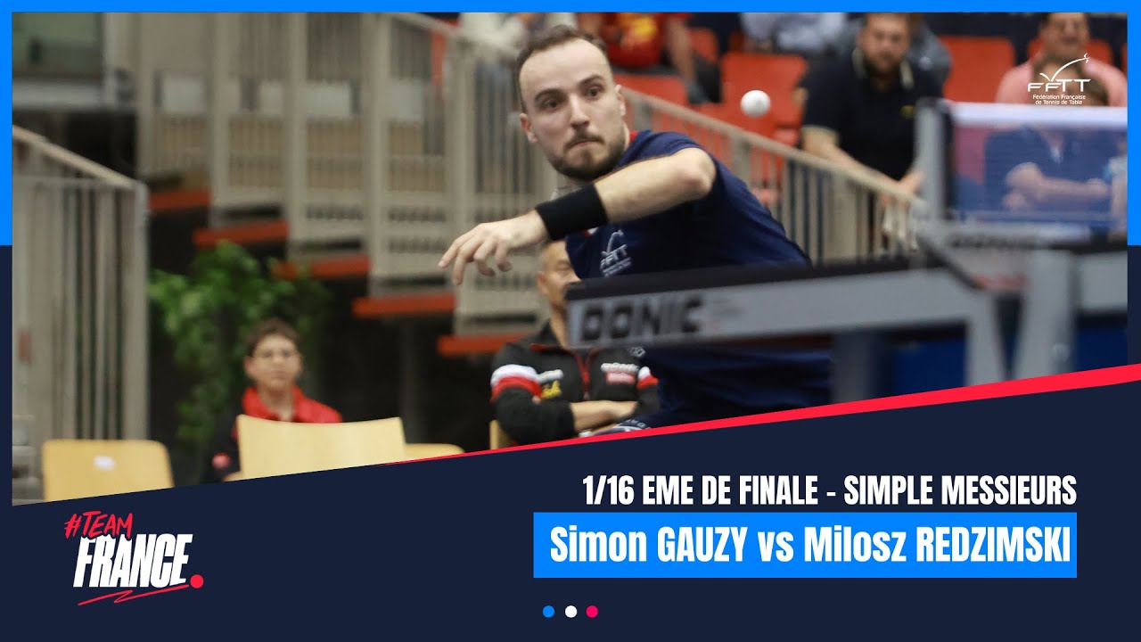 Simon GAUZY vs Milosz REDZIMSKI | 1/16 finale | LINZ 2024