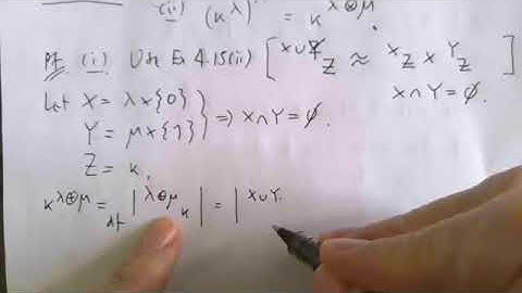 Set Theory Lecture 23