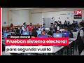 ONPE realiza pruebas al sistema de cómputo electoral para segunda vuelta electoral