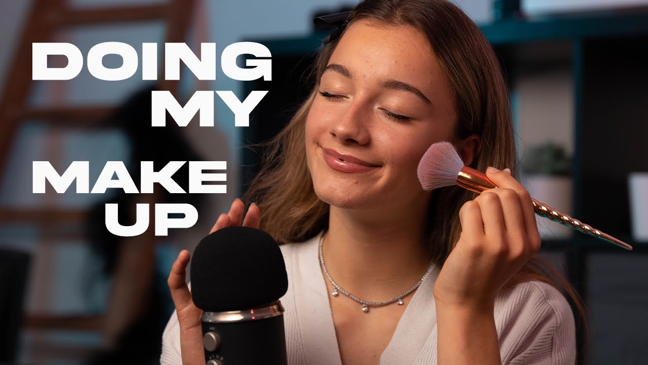 ASMR - DOING MY MAKEUP! (+ русские субтитры)