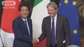 “米と連携”の安倍総理と欧州首脳に開き　訪欧終了(17/03/22)