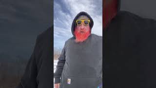 Ice fishing let me stand up because my back is hurting