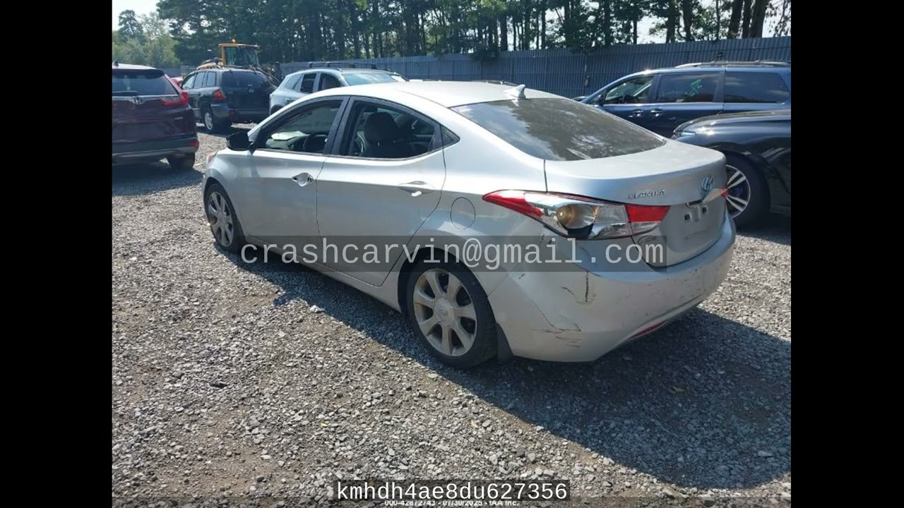kmhdh4ae8du627356 - Hyundai Elantra Limited 2013 2013