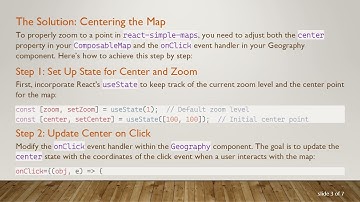 How to Zoom to a Specific Point in react-simple-maps