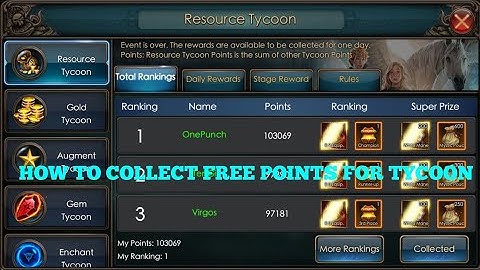 Legacy of Discord : How To Collect Free Points for Tycoon