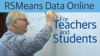 RSMeans Data Online for Teachers and Students Profile