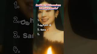 Ranking Twice Members Moonlight Sunrise My Opinion