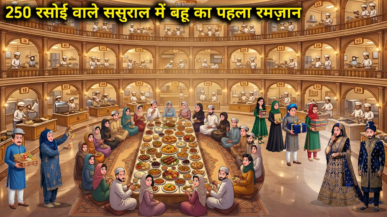 250 रसोई वाले ससुराल में बहू का पहला रमज़ान | First Ramadan in 250-Kitchen In-Laws | Moral Story 