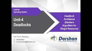 4.06 - Deadlock Avoidance (Bankers Algorithm for Single Resource)