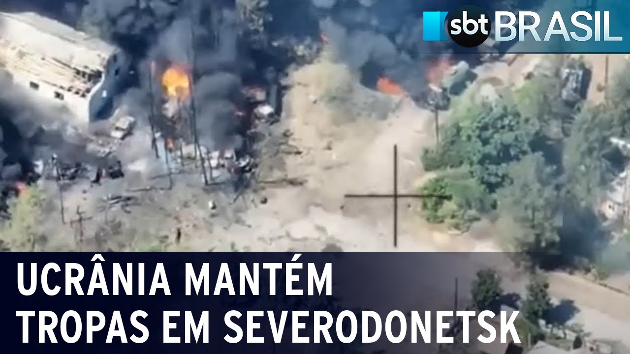 Ucrânia ignora ultimato russo e mantém tropas em Severodonetsk | SBT Brasil (15/06/22)