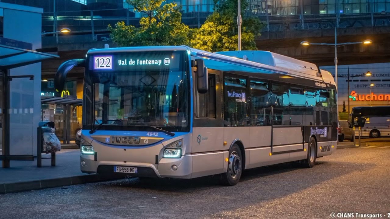 Les différents Iveco Urbanway de la RATP