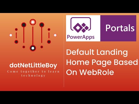 Default Home Landing Page Based on Web Role Associated to Login User | Dynamics CRM 365