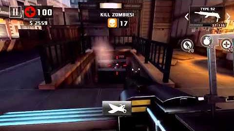 Dead trigger 2 minigun & type 92 gameplay level 51 take no damage.