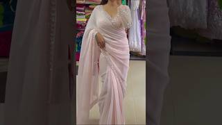Light Pink Saree Collection Trending Saree