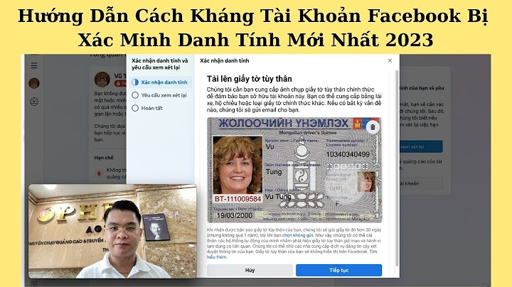 Sửa lỗi facebook yêu cầu xác nhận danh tính năm 2024