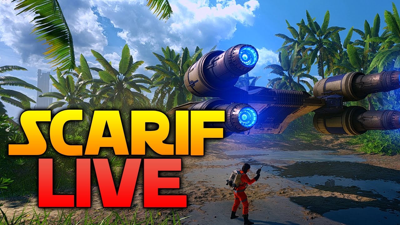 Star Wars Battlefront Scarif DLC LIVE: IT'S FINALLY HERE - LET'S GO!