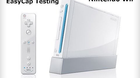 EasyCap Capture Card Testing On The Nintendo Wii