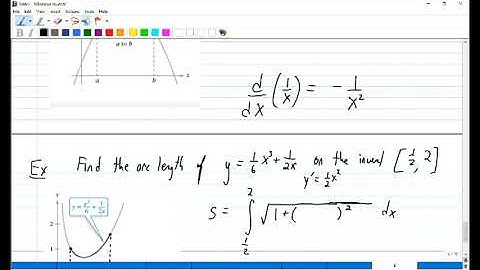 Arc length and Surface Area