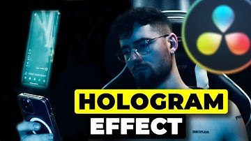 Holograms in DaVinci Resolve 18 - How To Create A Hologram Effect