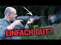 Schnell feuer paintball gewehr im schusstest