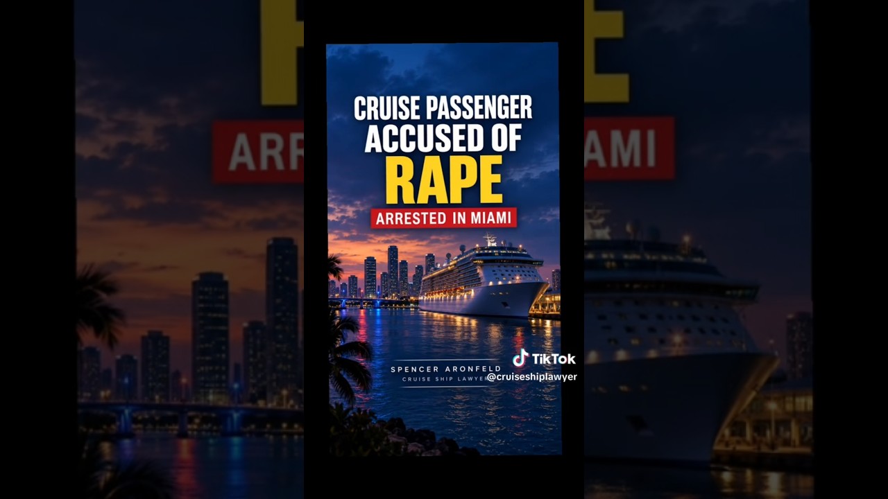 Cruise ship passenger arrested for