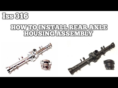 HOW TO INSTALL, REDCAT, ( CHROME ) SIXTY FOUR, REAR AXLE HOUSING ASSEMBLY. for beginners.
