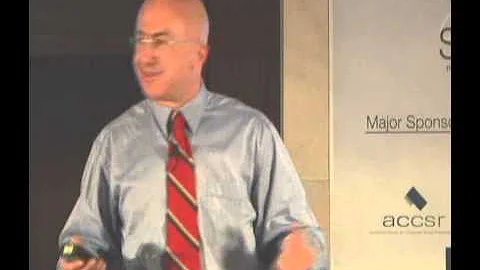 Prof David Grayson @ Australia's Inaugural CSR Summit, Sydney 2005.  The Business case for CSR.