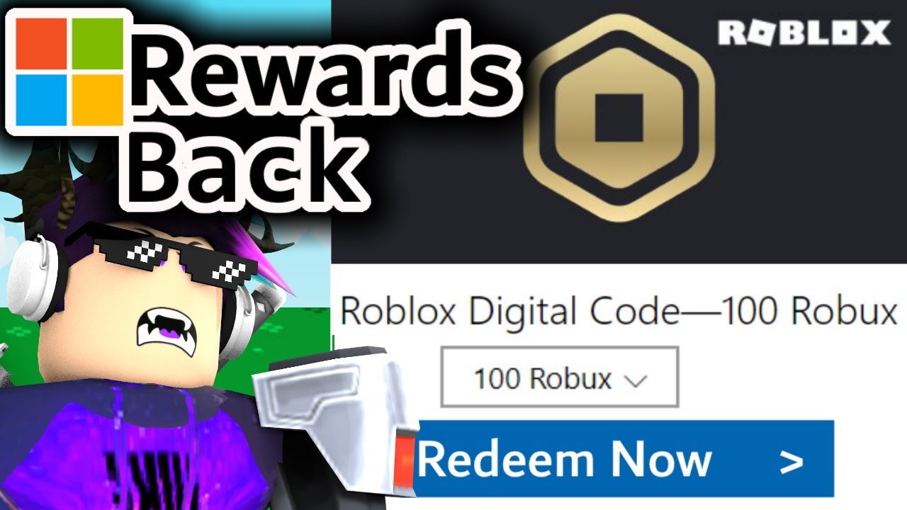 I can't get free 100 robux - Microsoft Community